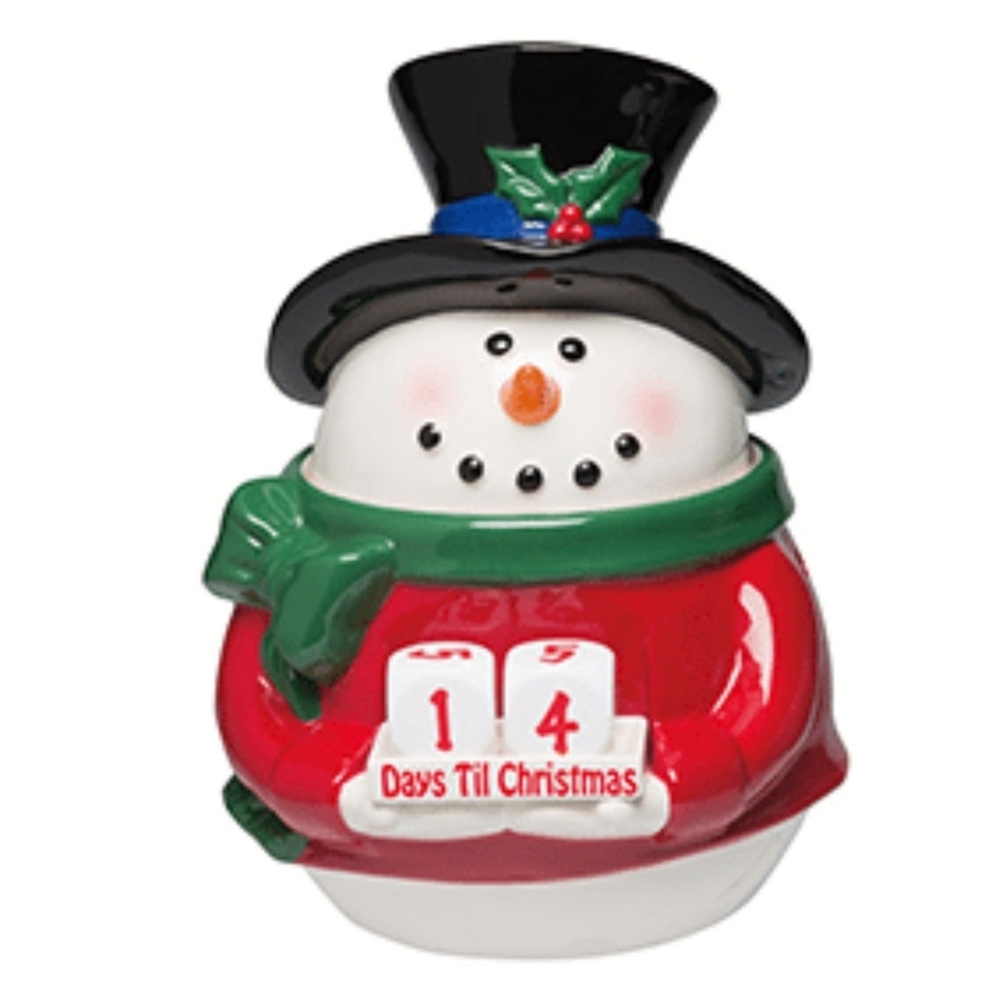 Snowman countdown scentsy warmer